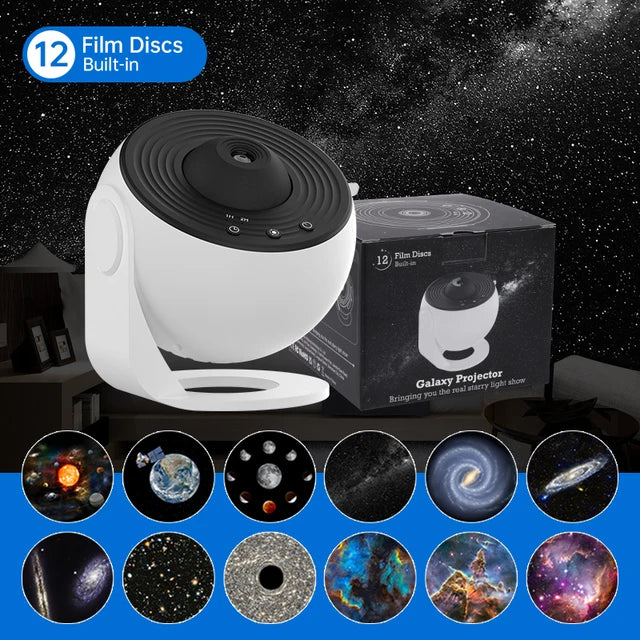 360° Galaxy Projector Night Light
