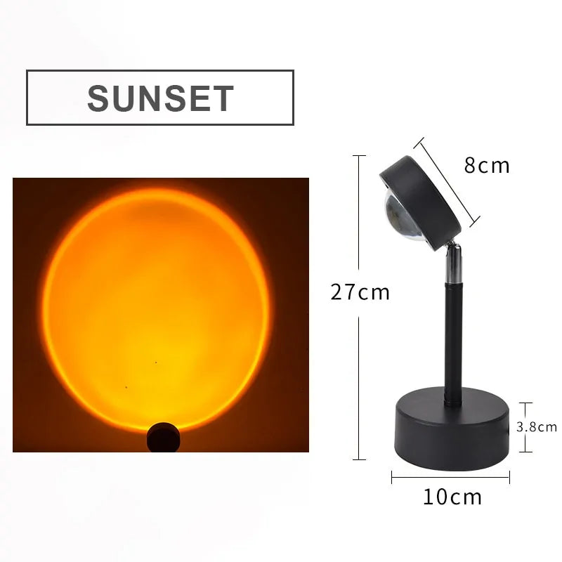 Sunset Projection Night Light Galaxy Atmosphere