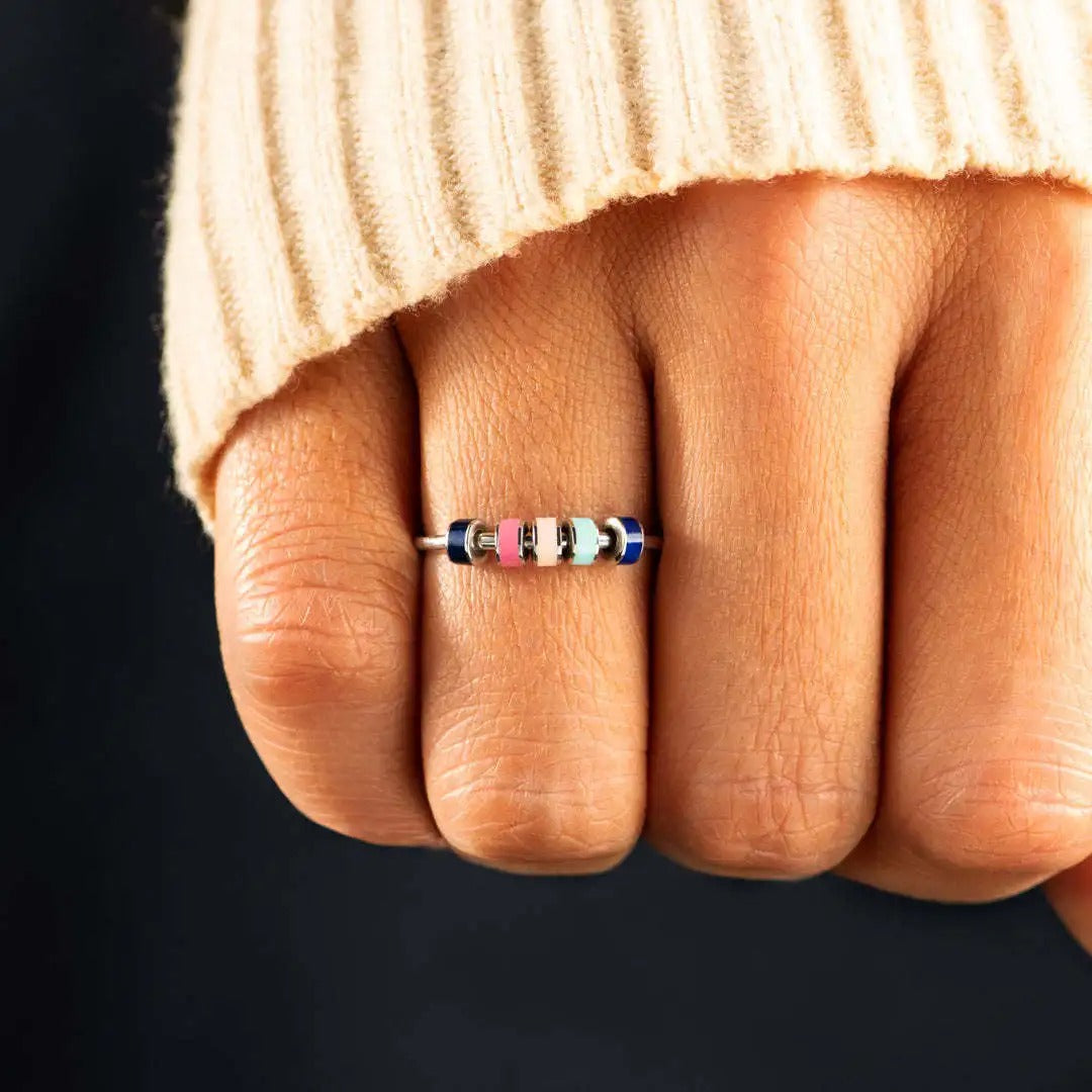 Zircon Crystal Planet Ring: Vintage Universe Star Design