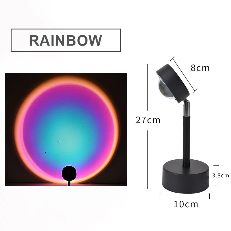 Sunset Projection Night Light Galaxy Atmosphere