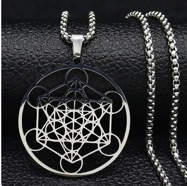 Moon Goddess Stainless Steel Necklace