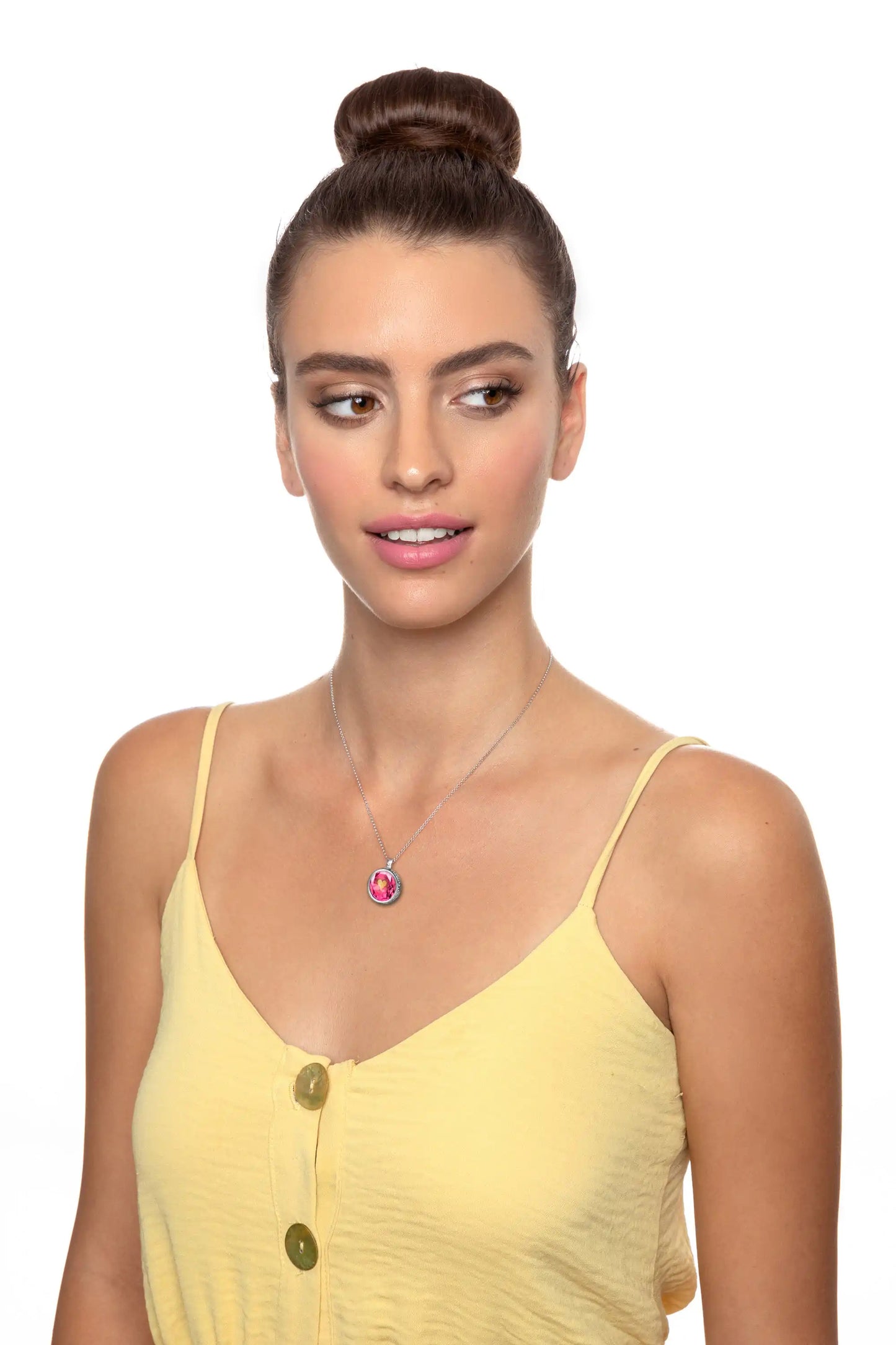 925 Sterling Silver I Love You Necklace 24k Gold Inscribed 120 Languages