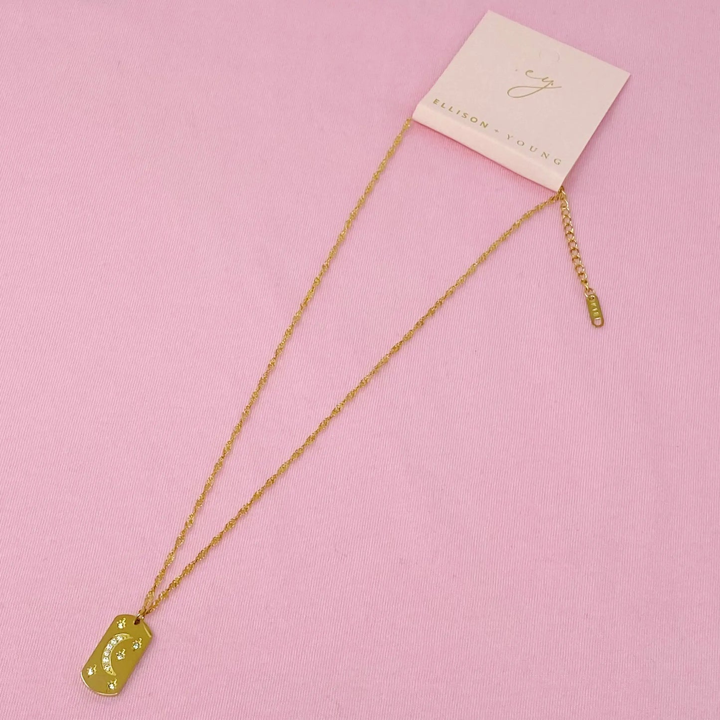 Mystical Moon And Stars Necklace
