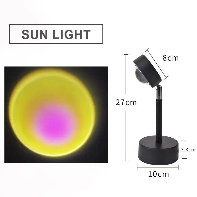 Sunset Projection Night Light Galaxy Atmosphere