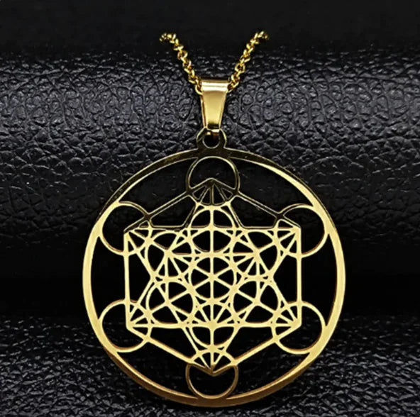 Moon Goddess Stainless Steel Necklace