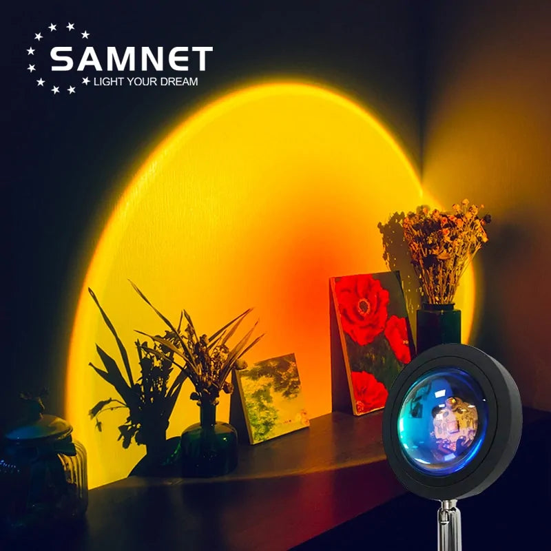 Sunset Projection Night Light Galaxy Atmosphere