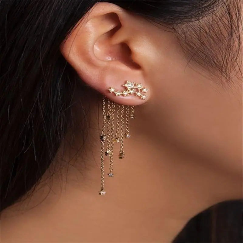 Shooting Star Drop Earrings