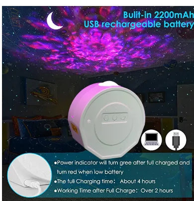 Starry Sky Galaxy Bedroom Star Night Light