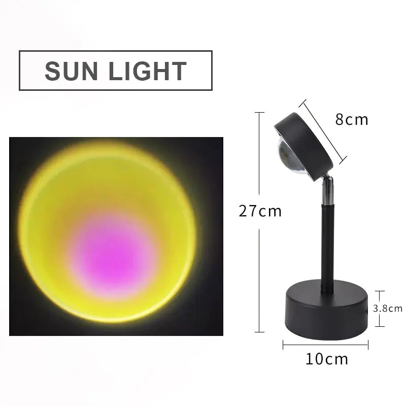 Sunset Projection Night Light Galaxy Atmosphere