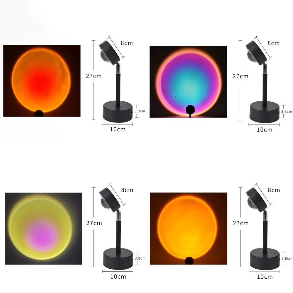 Sunset Projection Night Light Galaxy Atmosphere