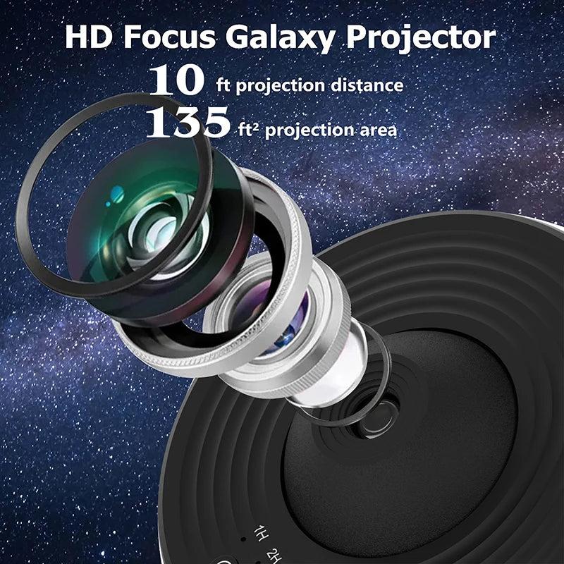 360° Galaxy Projector Night Light