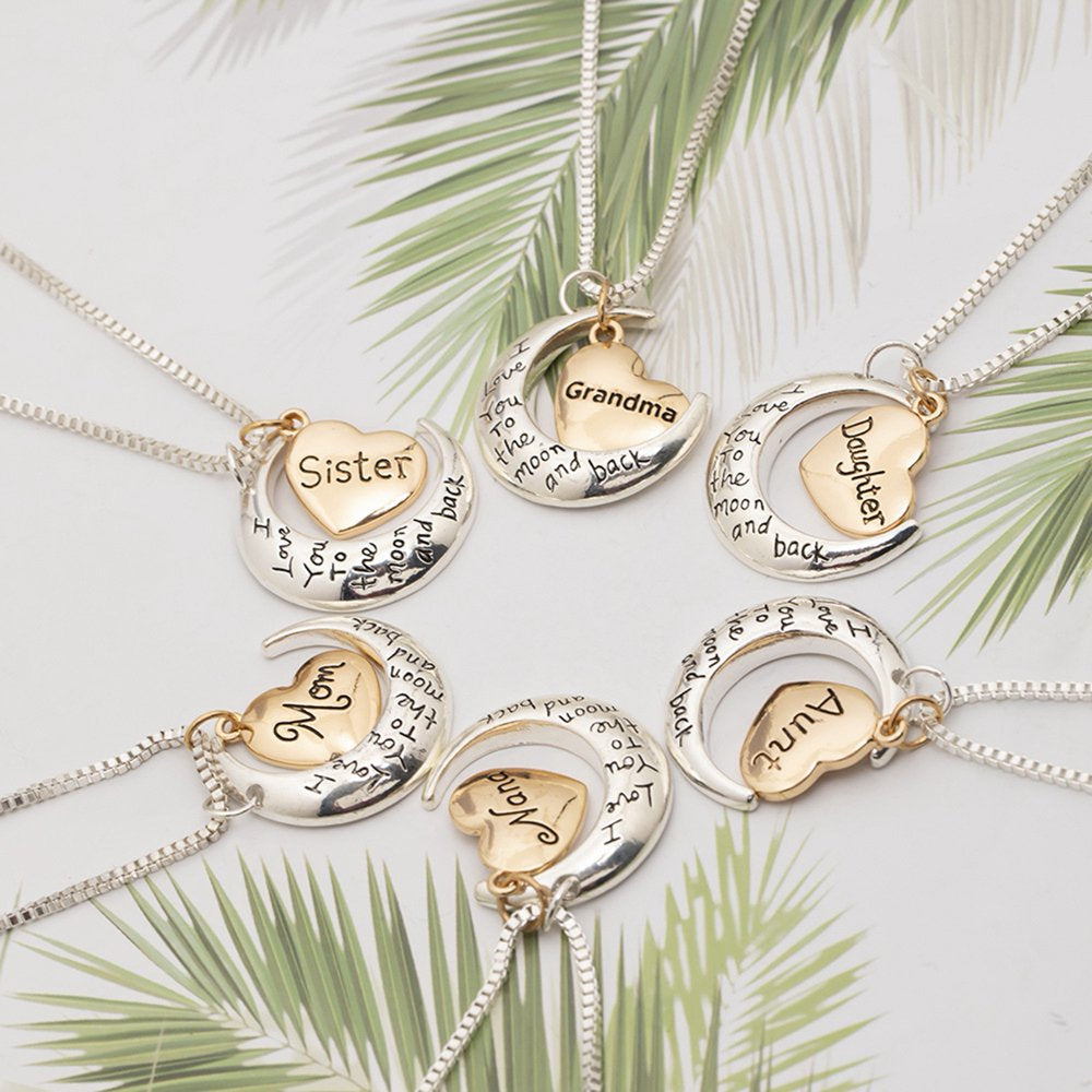 Best Gifts for Women Mom Necklace,Birthday Mothers Day Jewelry Gifts for Mom Grandma Wife from Daughter Son