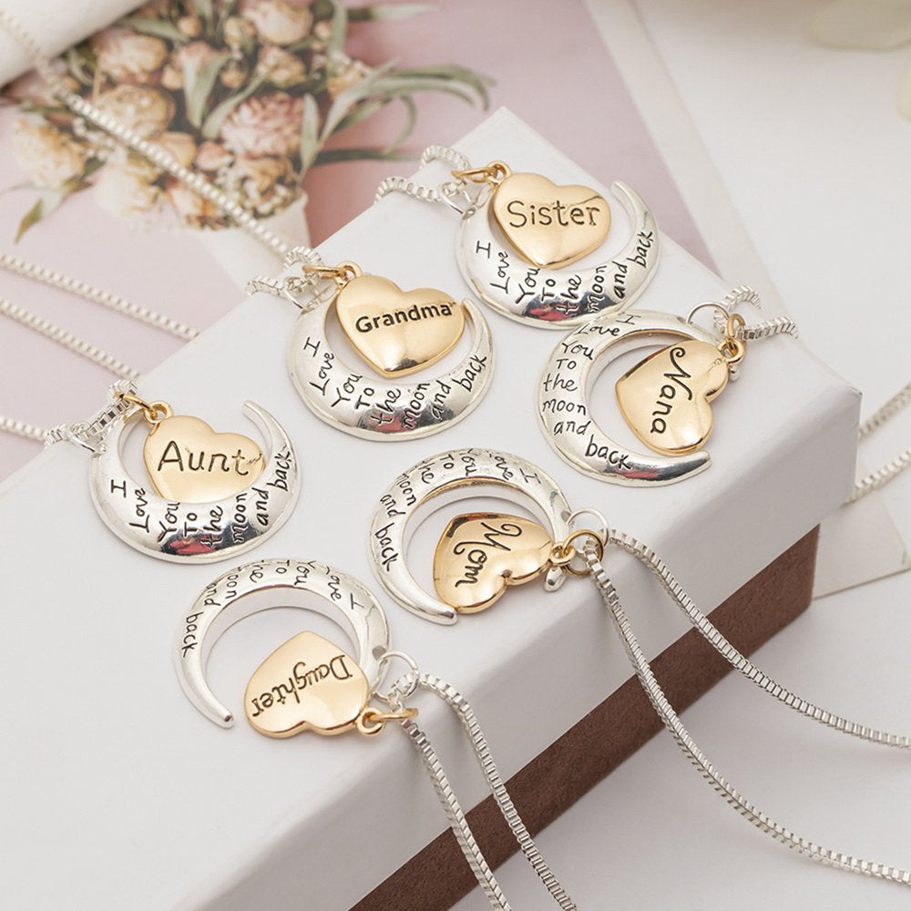 Best Gifts for Women Mom Necklace,Birthday Mothers Day Jewelry Gifts for Mom Grandma Wife from Daughter Son