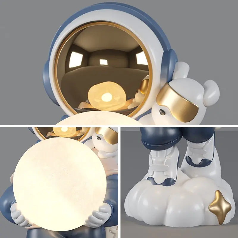 Astronaut Holding The Moon Night