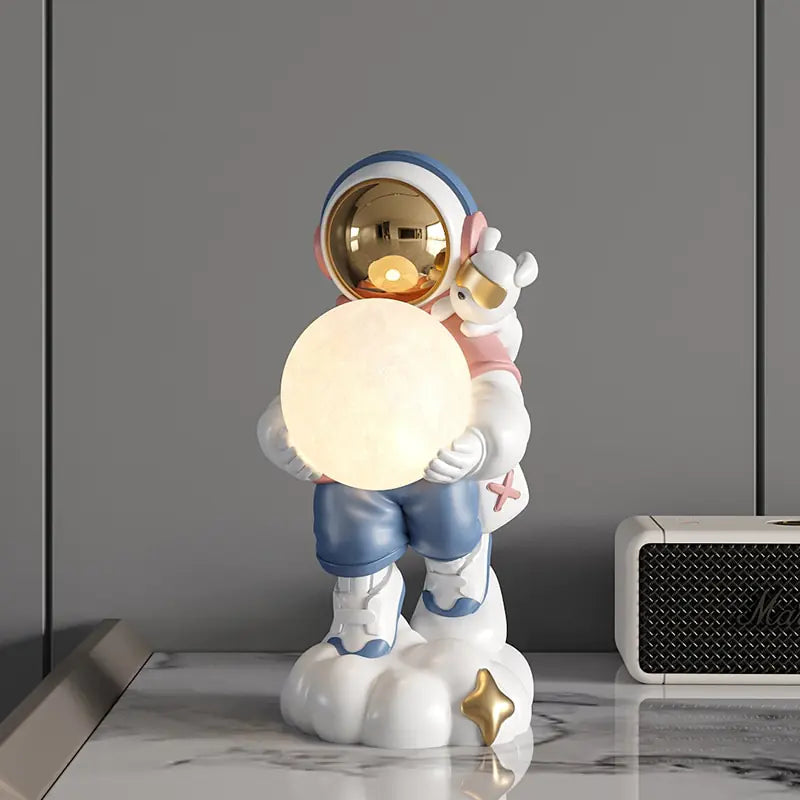 Astronaut Holding The Moon Night