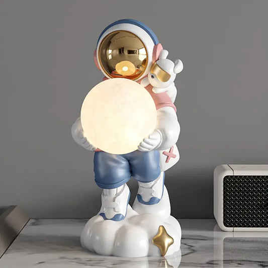 Astronaut Holding The Moon Night