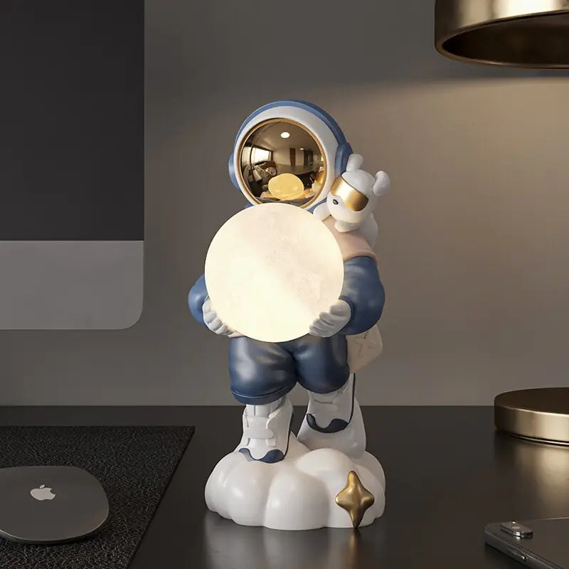 Astronaut Holding The Moon Night