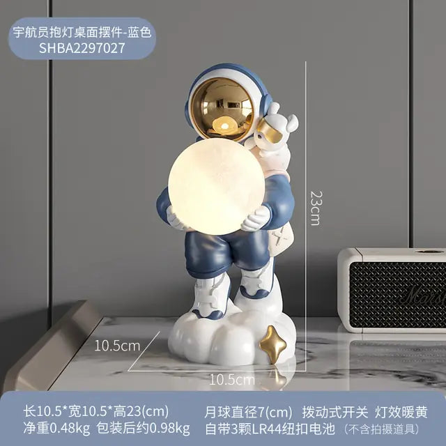 Astronaut Holding The Moon Night