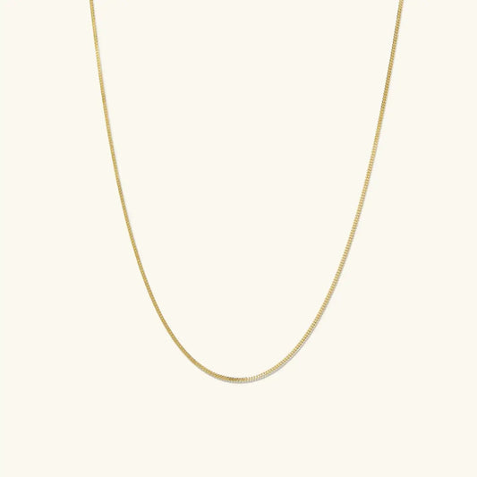 Gold Dainty Baby Curb Chain