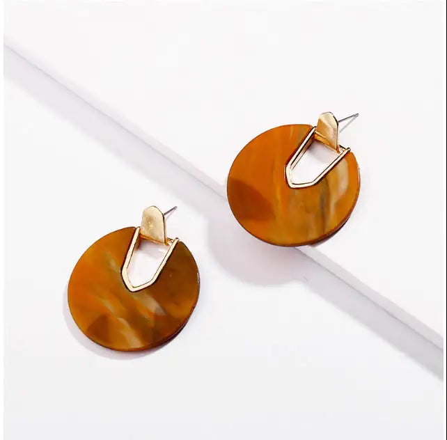 Marbelous Moon Earrings In 5 Hues