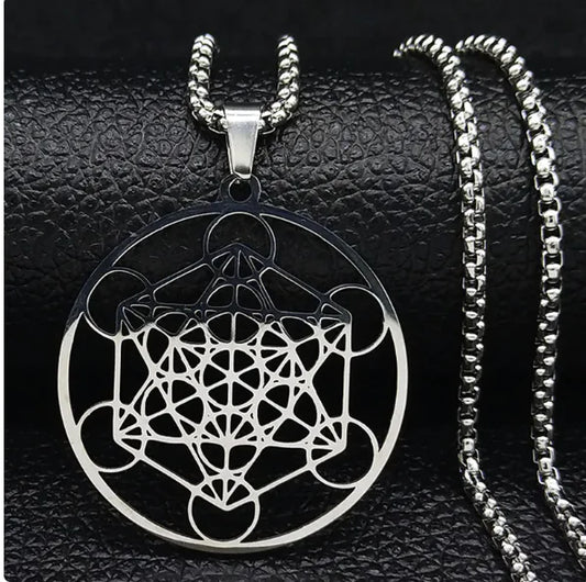 Moon Goddess Stainless Steel Necklace