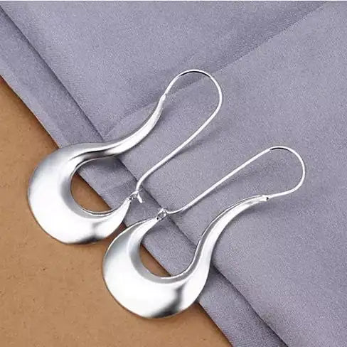 Moon Dance Gold And Silver Crescent Earrings