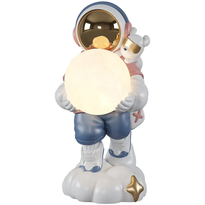 Astronaut Holding The Moon Night